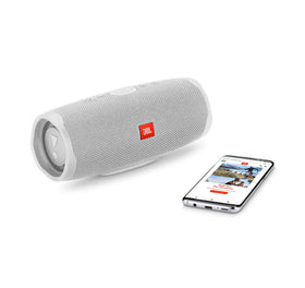 JBL Charge 4 rugged build withstands daily adventures and splashes.