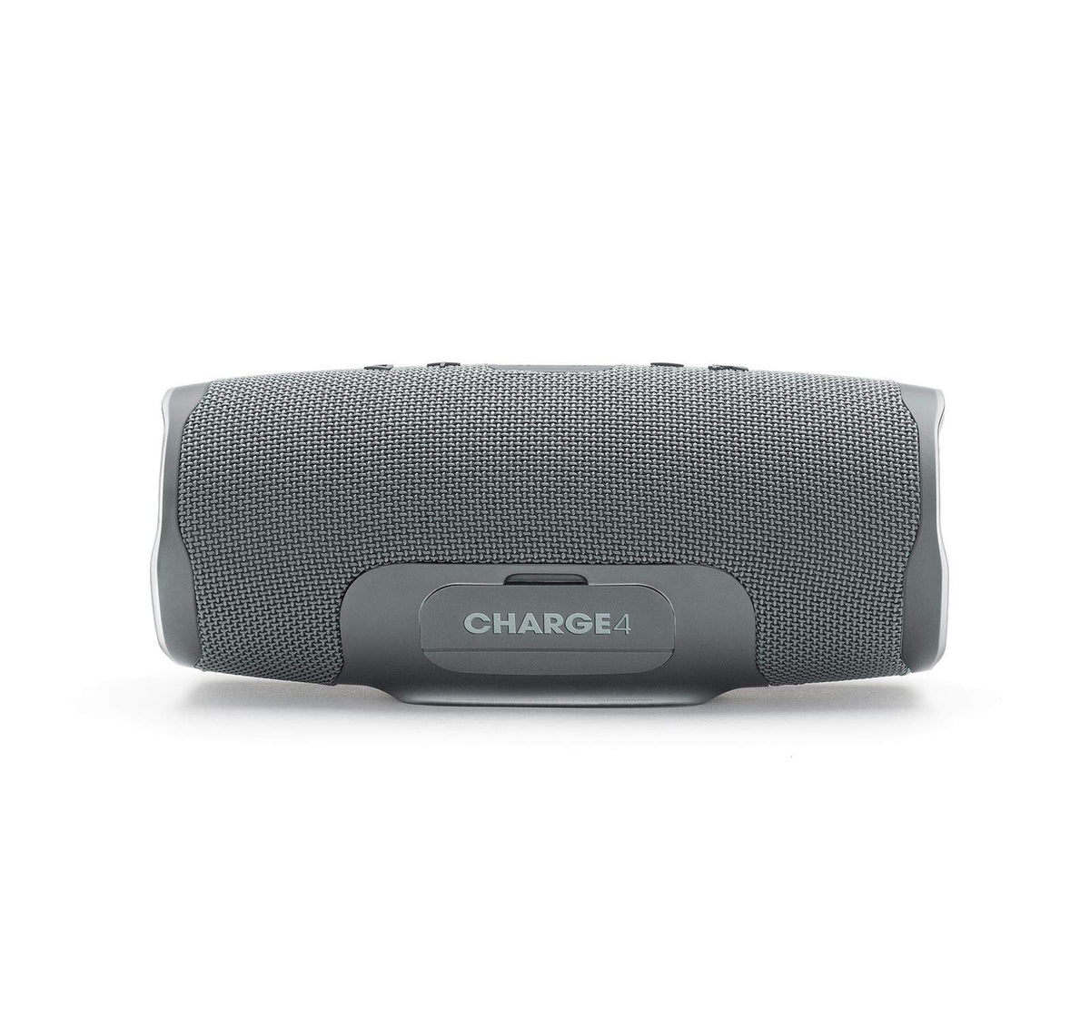 JBL Charge 4 top panel controls for easy wireless streaming and battery indicator.