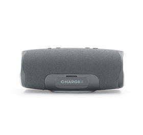 JBL Charge 4 top panel controls for easy wireless streaming and battery indicator.