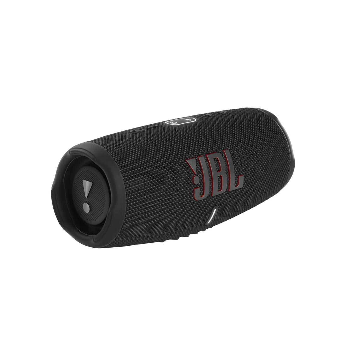 JBL Charge 5 Renewed front view, rugged waterproof design for outdoor use