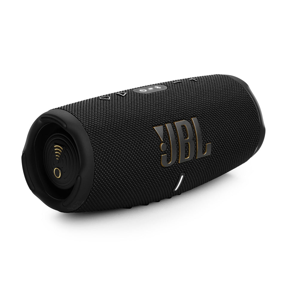 JBL Charge 5 Wi-Fi battery life up to 20 hours for all-day listening.