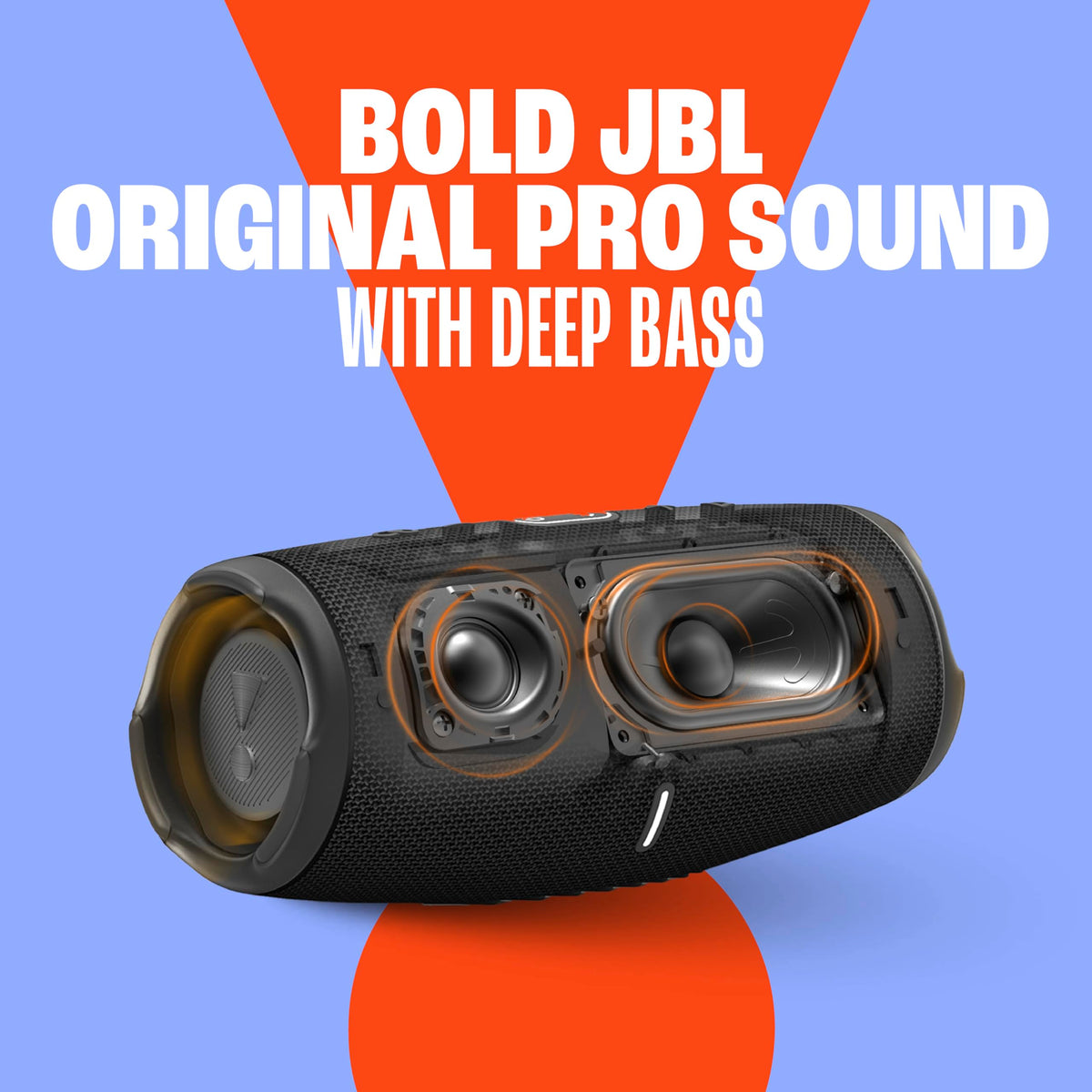 JBL Charge 5 Wi‑Fi portable design for on-the-go listening.