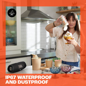 JBL Charge 5 Wi‑Fi smart audio optimization adapts to surroundings.