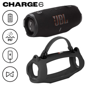 JBL Charge 6 side view showing built-in powerbank