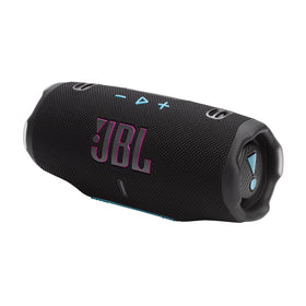 JBL Charge 6 built-in powerbank charger keeps devices powered.