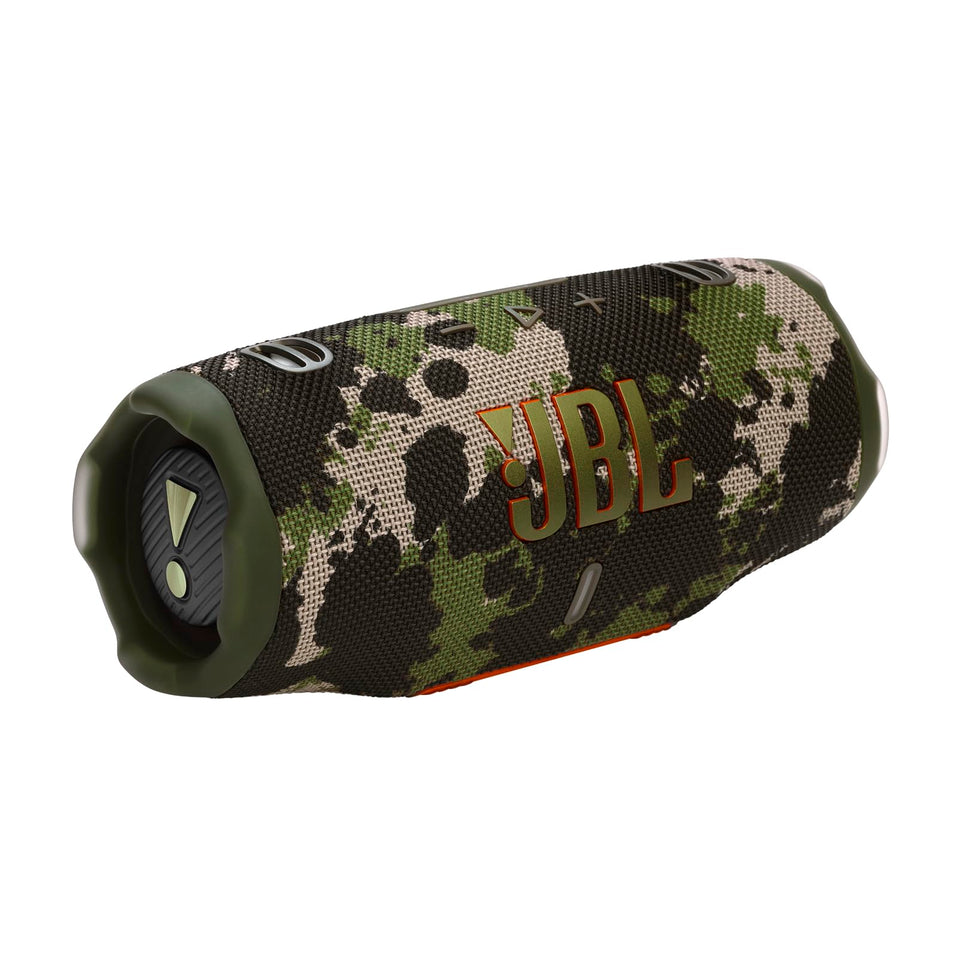 JBL Charge 6 front view with AI Sound Boost for immersive audio