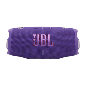 JBL Charge 6 purple side view shows rugged build for outdoor listening