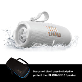 JBL Charge 6 side ports highlighting USB-C connectivity