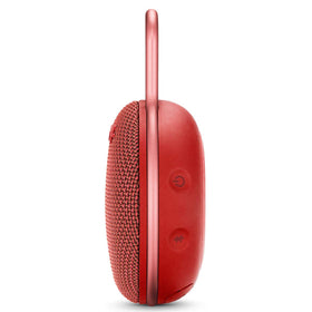 JBL Clip 3 silicone texture close-up highlighting rugged durability benefit