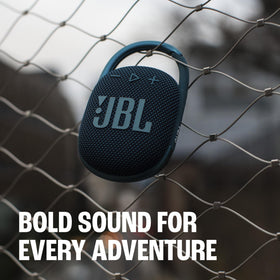 JBL Clip 4 compact handheld design fits easily in your palm.