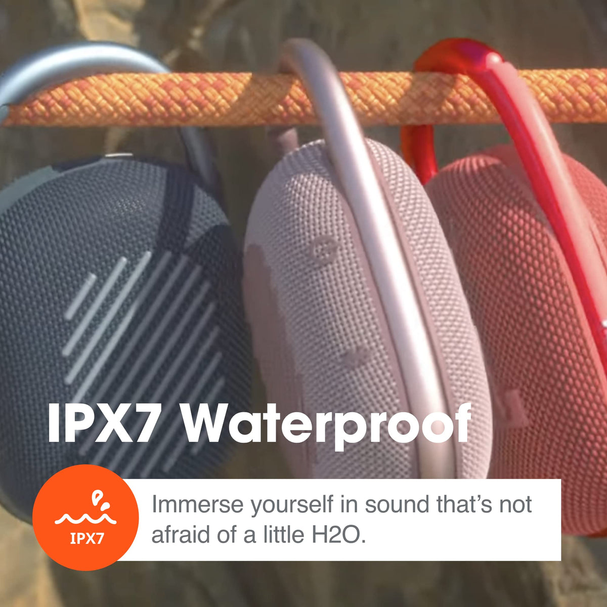JBL Clip 4 teal Bluetooth 5.1 delivers clear sound on the go