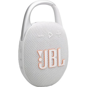 JBL Clip 5 redesigned carabiner enables easy clipping to backpacks.
