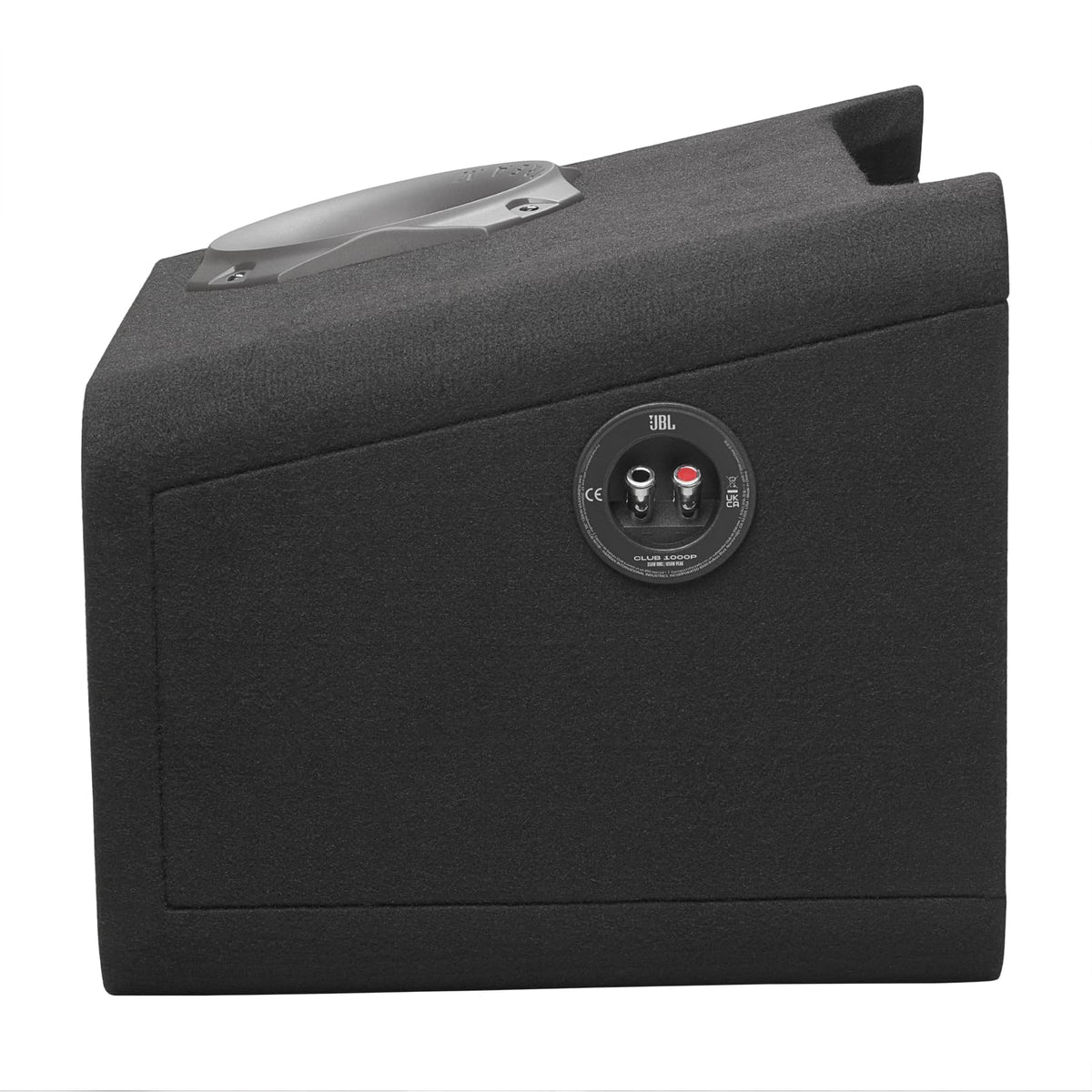 JBL Club 1000P side-profile enclosure shows compact, versatile mounting.