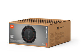 Dust cap design with JBL branding blends aesthetics and performance.