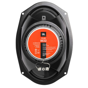JBL Club 9632 woofer cone closeup indicating robust low-end capability