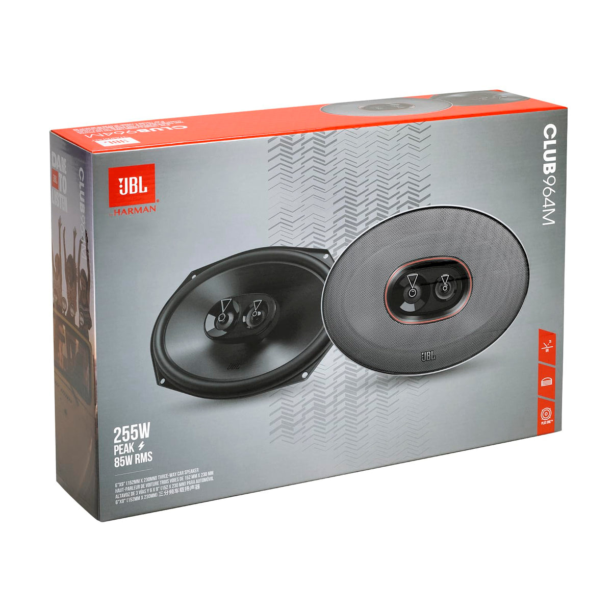 JBL Club 964M 6x9 three-way car speaker upgrade for clearer audio