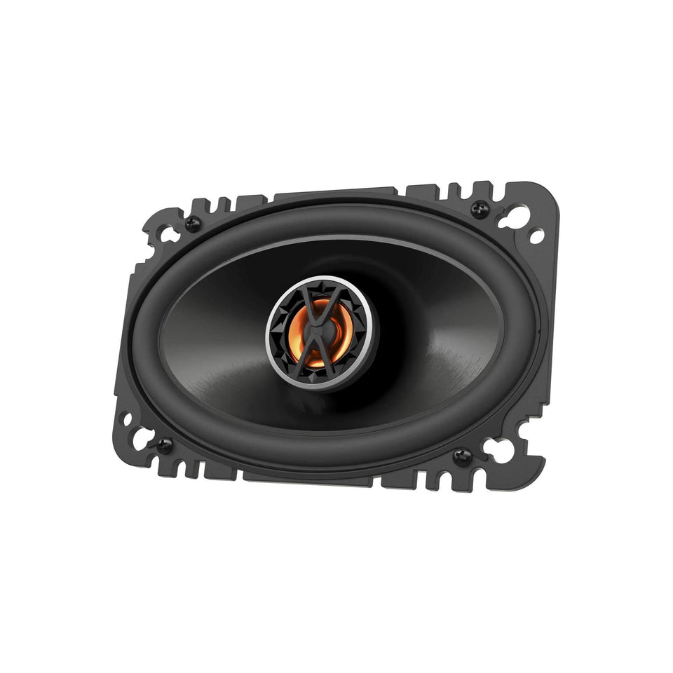 JBL Club 6420 front view of compact 4x6-inch coaxial speaker for clear road sound