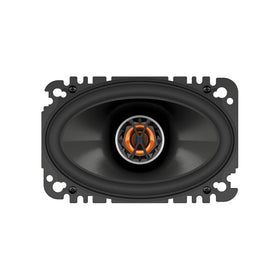 JBL Club 6420 side view highlighting slim profile for easy dash installation