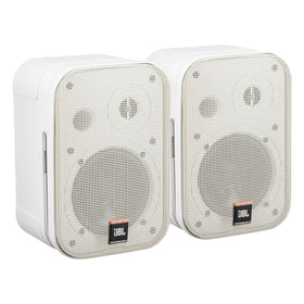 JBL Control 1 Pro front view, compact two-way speaker suitable for desktop and bookshelf use