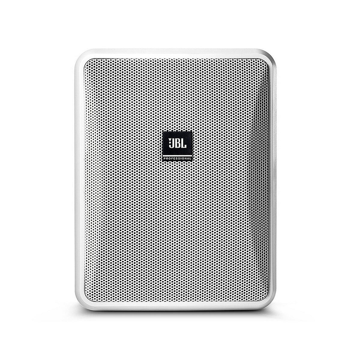 JBL Control 25-1-WH front view highlights compact design for versatile spaces