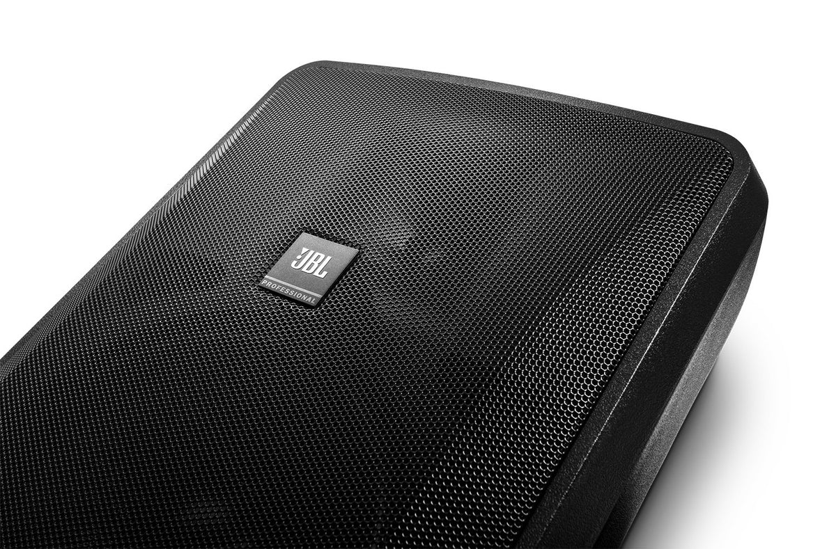 JBL Control 28-1 with InvisiBall mounting supports secure ceiling or wall placement.