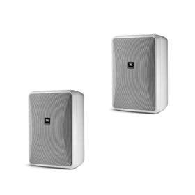 JBL Control 28-1-WH front view for versatile indoor/outdoor sound
