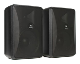 JBL Control 28-1L outdoor speaker front view for weatherproof patio sound.