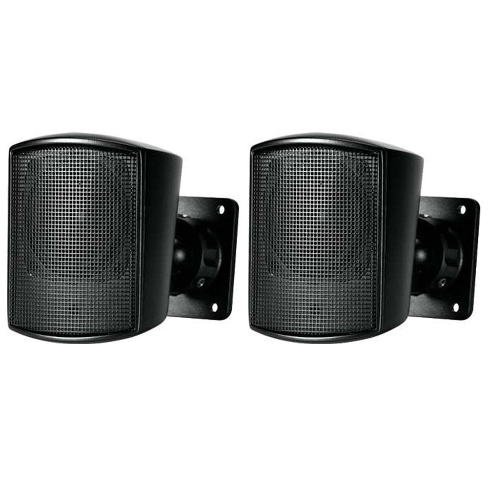 JBL Control 52 speaker angled on wall to optimize off-axis listening.