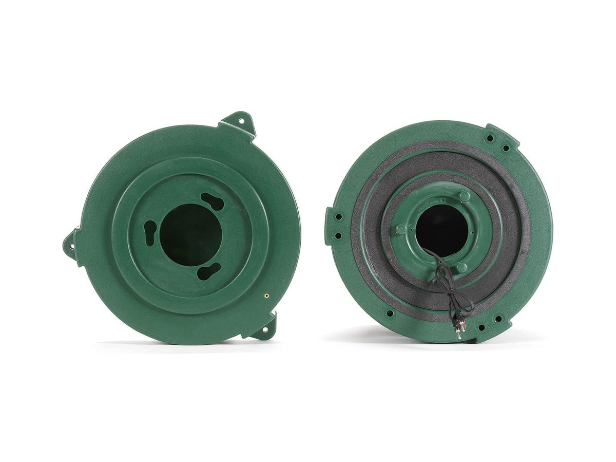 JBL Control 89MS driver detail features 8-inch down-firing bass element