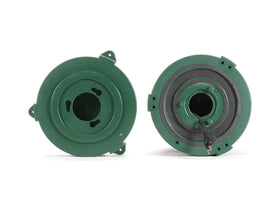 JBL Control 89MS driver detail features 8-inch down-firing bass element