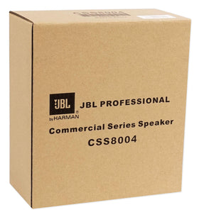 JBL CSS8004 edge and mounting clips showing fast, secure ceiling installation