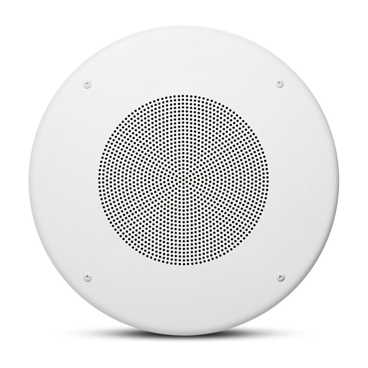 JBL CSS8018 8-inch ceiling speaker in white with wide coverage for paging and background music.