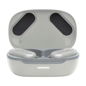 User wearing JBL Endurance Peak 3 with Ambient Aware to stay aware outdoors