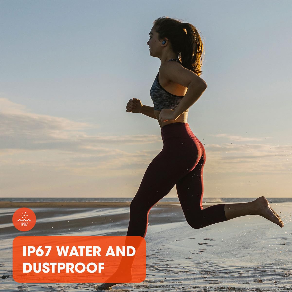 JBL Endurance Race TWS IP67 rating signals rugged waterproof and dustproof durability