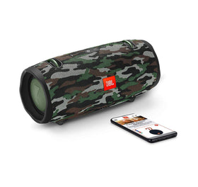 JBL Xtreme 2 camouflage carrying strap with bottle opener for on-the-go entertaining.