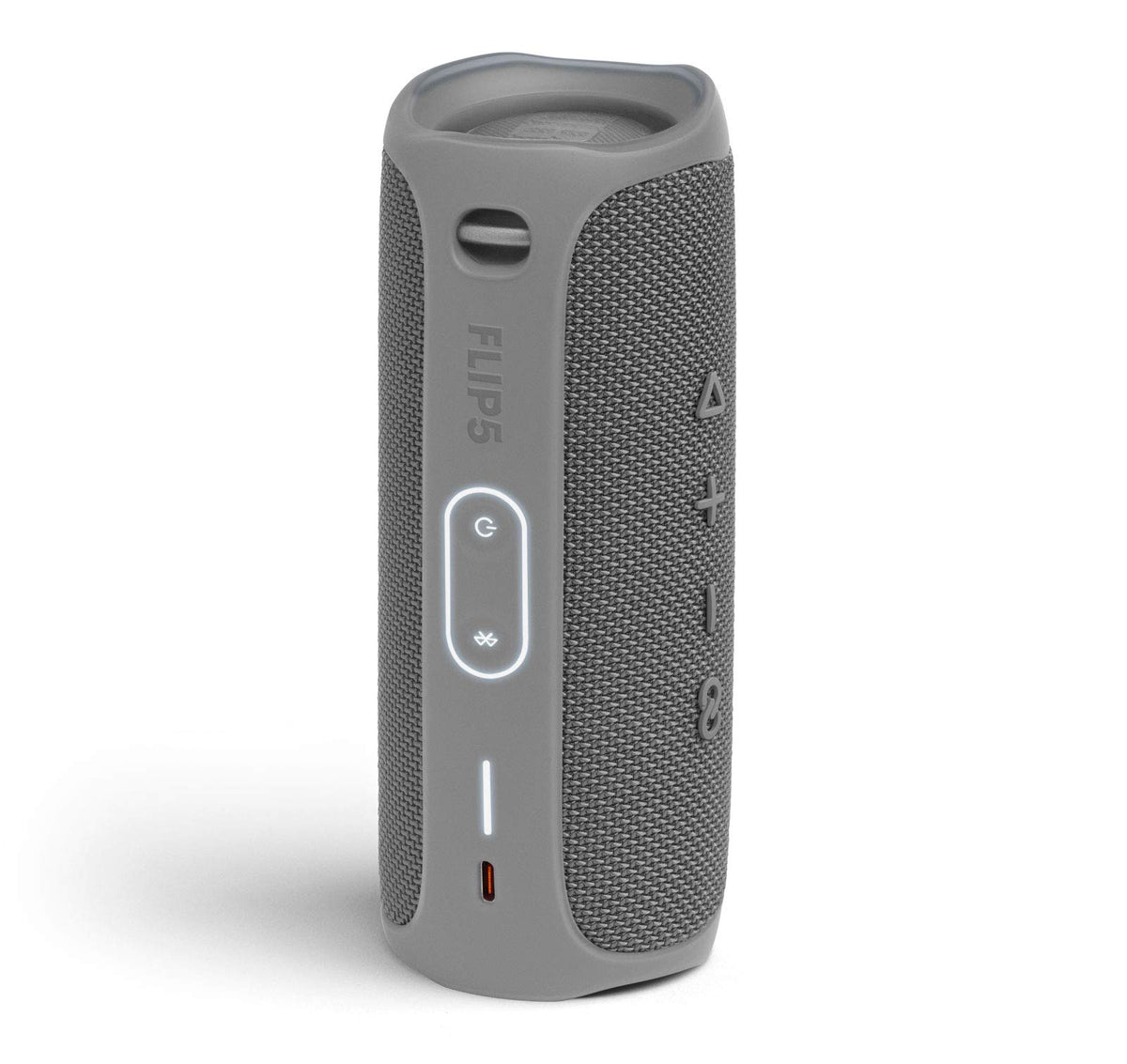 JBL Flip 5 battery life up to 12 hours enables all-day play.