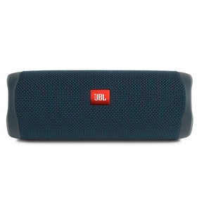 JBL Flip 5 blue portable speaker ready for outdoor listening