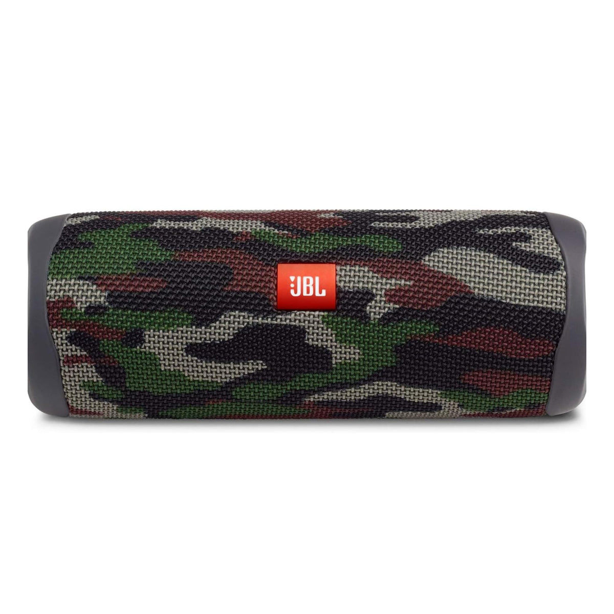 JBL Flip 5 racetrack driver sound delivers bold bass for outdoor listening.