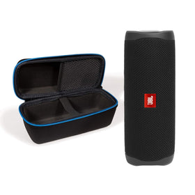 JBL Flip 5 waterproof design for rain or poolside listening.