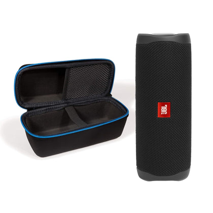 JBL Flip 5 waterproof design for rain or poolside listening.