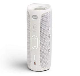 JBL Flip 5 white IPX7 waterproof rating suited for poolside and rain