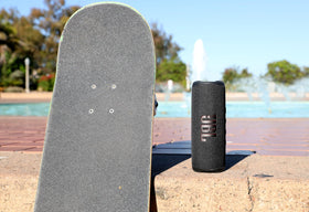 JBL Flip 6 with 12 hours playtime for all-day listening on a single charge
