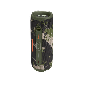 JBL Flip 6 camo pattern close-up highlighting camouflage styling.