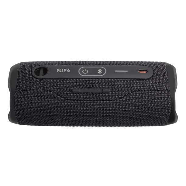 JBL Flip 6 IPX7 waterproof and dustproof design for outdoor use.
