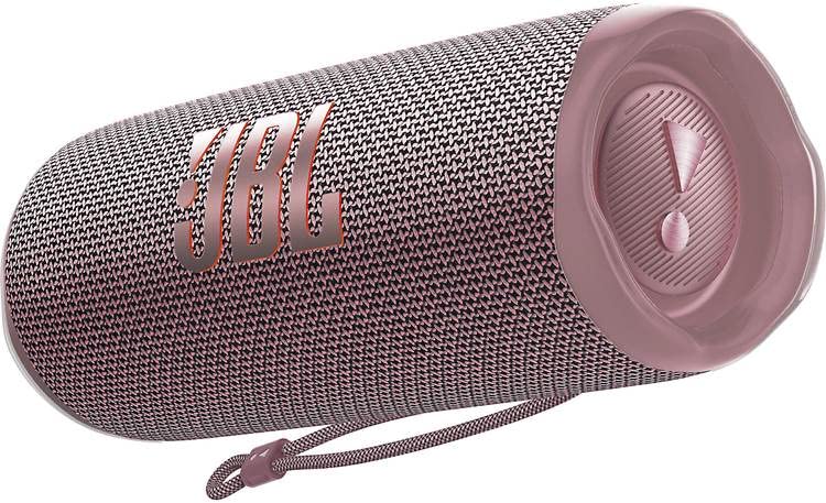 JBL Flip 6 packed in a backpack on a hiking trail showing rugged travel readiness