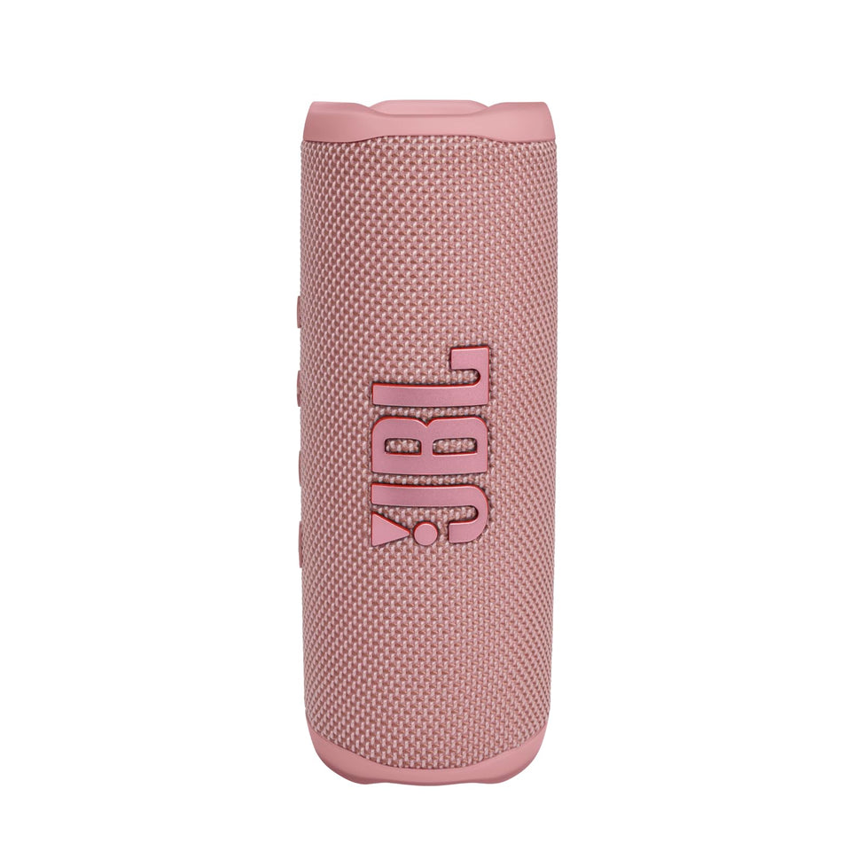 JBL Flip 6 pink waterproof speaker ready for poolside adventures and durable use