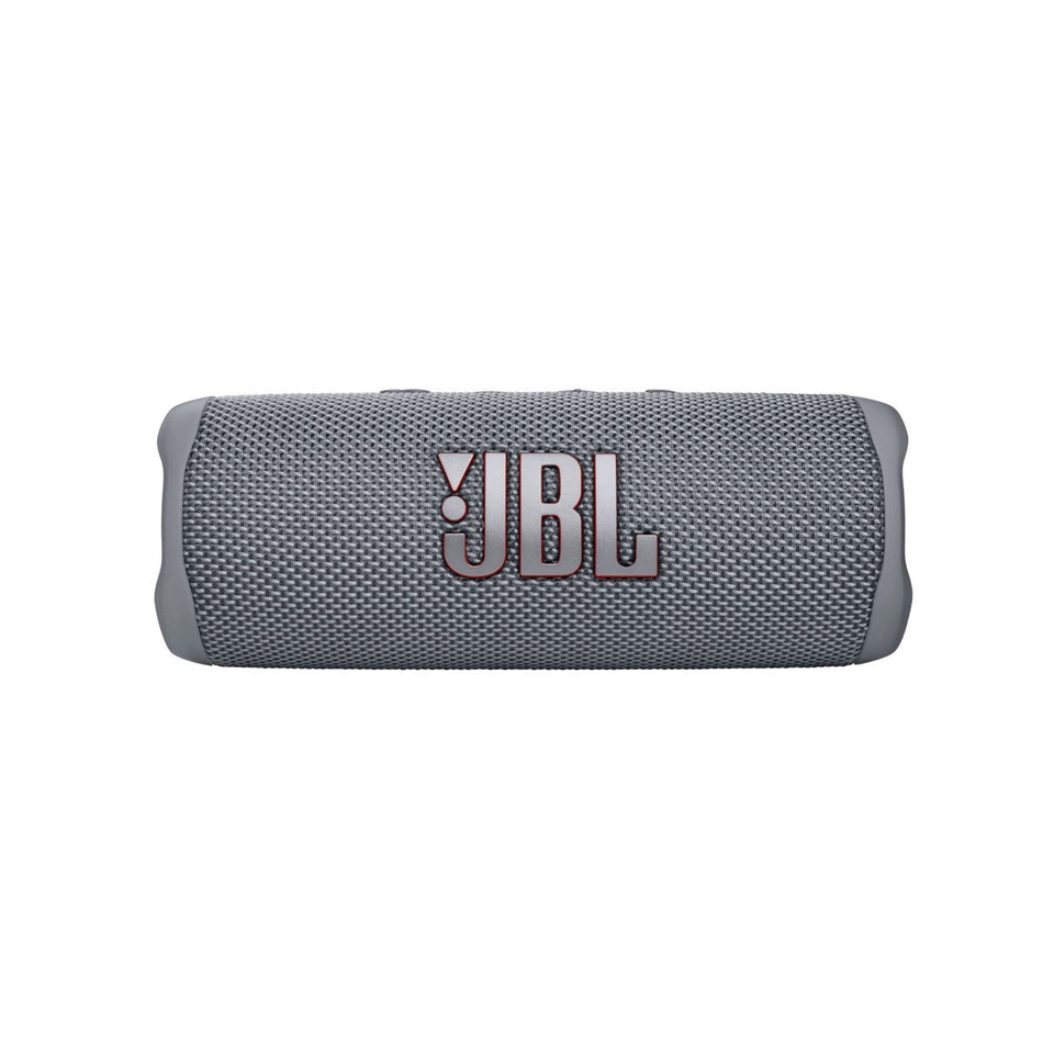 JBL Flip 6 front view showing bold, portable speaker with clear sound capability