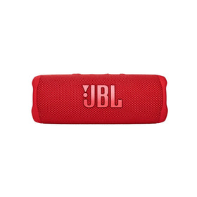 JBL Flip 6 Red front view; compact outdoor speaker for outdoor listening