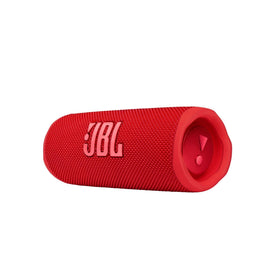 JBL Flip 6 Red side view; rugged portable sound for adventures