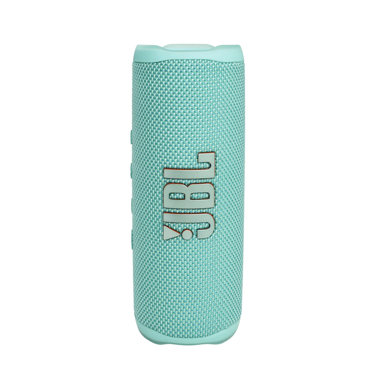 JBL Flip 6 teal with sleeve and shoulder strap ready for travel.